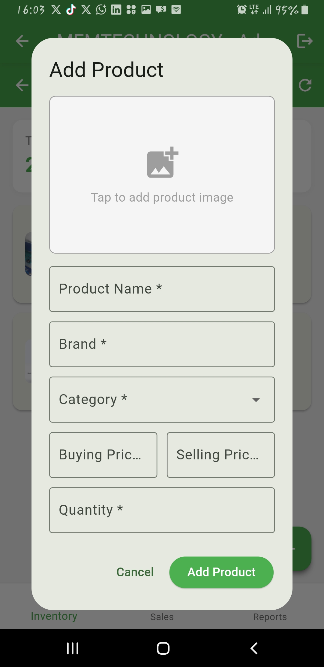 Mobile Shopping Cart